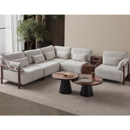 Eymense Soft Large Köşe Takımı Ses Sistemli