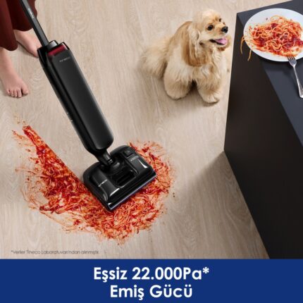 Tineco Floor One S9 Artist Neo Kablosuz Akıllı Islak Kuru Süpürge, Zemin Temizleyici Paspas, 22KPA Güçlü Emiş, iloop Akıllı Emiş, Hyperstretch 180° Yatırılabilir Tasarım - Görsel 2