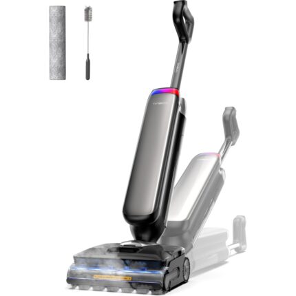 Tineco Floor One S9 Artist Steam Kablosuz Buharlı Akıllı Islak Kuru Süpürge, Zemin Temizleyici Paspas, 140°C Yüksek Isılı Hypersteam Buhar Teknolojisi,  22KPA Güçlü Emiş, iloop Akıllı Emiş