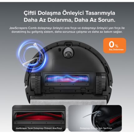 Roborock Q8 Max Pro Akıllı Robot Süpürge - Siyah - Görsel 4
