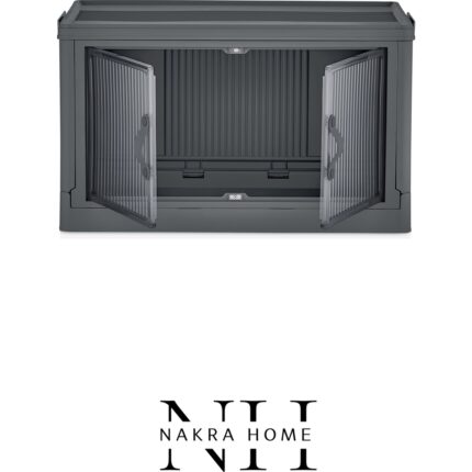 Nakra Home Katlanabilir Tekli Plastik Dolap – Çok Amaçlı Portatif Organizer (Geniş Hacim) - Görsel 3