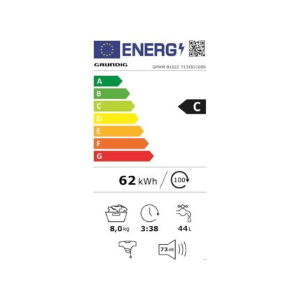 Leaf Shop Gpwm 81622 8 kg 1000 Devir Çamaşır Makinesi - Görsel 5