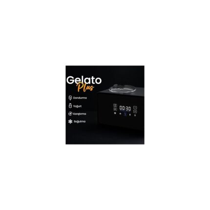 Leaf Shop Gelato Plus Dondurma Makinesi - 3 Farklı Hız Ayarı, Kompresörlü Soğutma, Gelato, Sorbe, Frozen, Dondurma, Milkshake, Yoğurt- Paslanmaz Çelik Gövde - 1.5 Litre Kapasite - Görsel 5