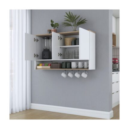 Bees Store Modern Mdf Çok Amaçlı Dolap, 1. Sınıf Malzeme, Duvara Monte, Kolay Kurulumlu Tasarım - Görsel 4