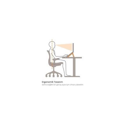 Storemax Laptop/tablet/telefon Yüksekliği Ayarlanabilir Katlanabilir Minimal Taşınabilir Işlevsel Dikey - Görsel 3