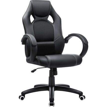 Storemax Yarış Koltuğu, Ofis Koltuğu, Oyun Koltuğu, Yönetici Koltuğu, Döner,, Siyah, OBG56B