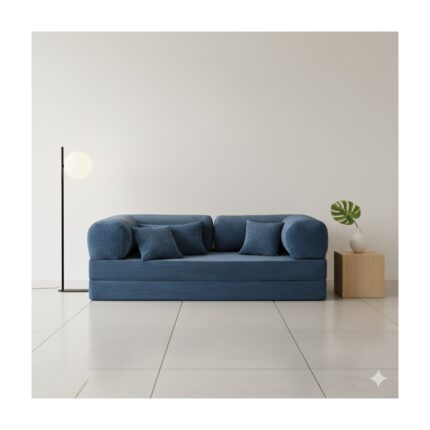 Dechome Meganest 200x100 Modern Fitilli Kadife Kanepe| Yatak Olabilen, Dayanıklı Orta Sert Sünger, Yıkanabilir Kılıf - Görsel 3