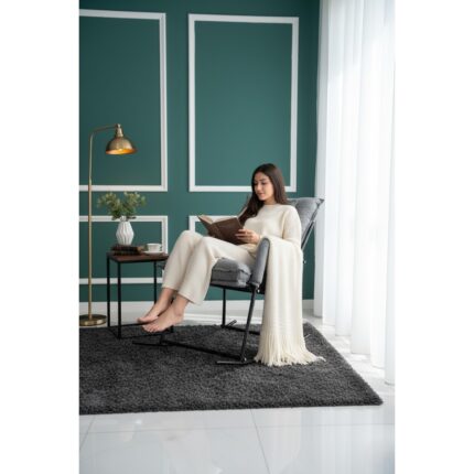 AVYNA Prime Collection™ | Sallanır Sandalye & Dinlenme Koltuğu | Jet Siyah Metal Gövde | Premium Konfor – Sınırlı Sayıda - Görsel 2