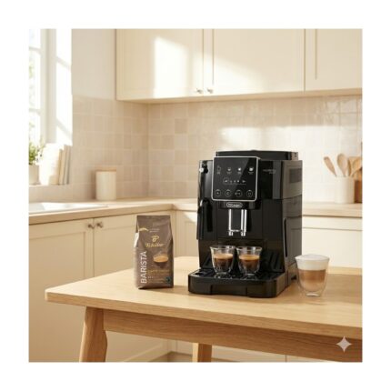 Delonghi Magnifica Start Tam Otomatik Kahve Makinesi - Soft Touch Panel - Gri/siyah +2kg Kahve ECAM220.22.GB