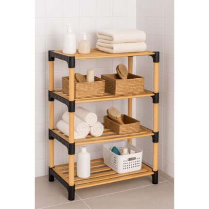 Çok Amaçlı Düzenleyici 4 Katlı Raf Banyo&ayakkabılık
