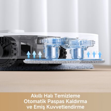 Mova E40 Ultra Robot Süpürge 19.000 Pa Emiş gücü, 3 Yıl Garanti - Görsel 3