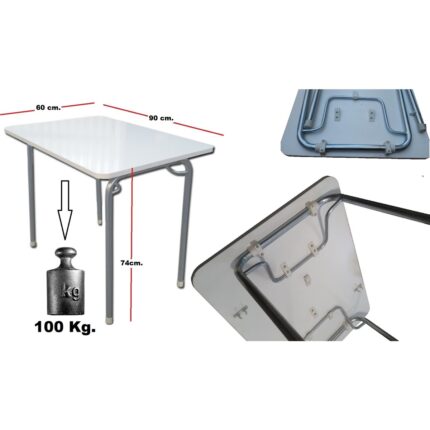 Depolife Katlanır Yemek ve Çalışma Masası 60cm x 90cm - Görsel 2